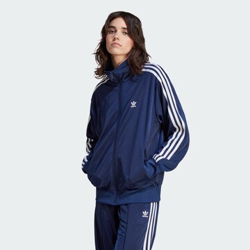 ADIDAS ORIGINALS Sweat jacket 'Adicolor Classics Firebird' in Blue: front