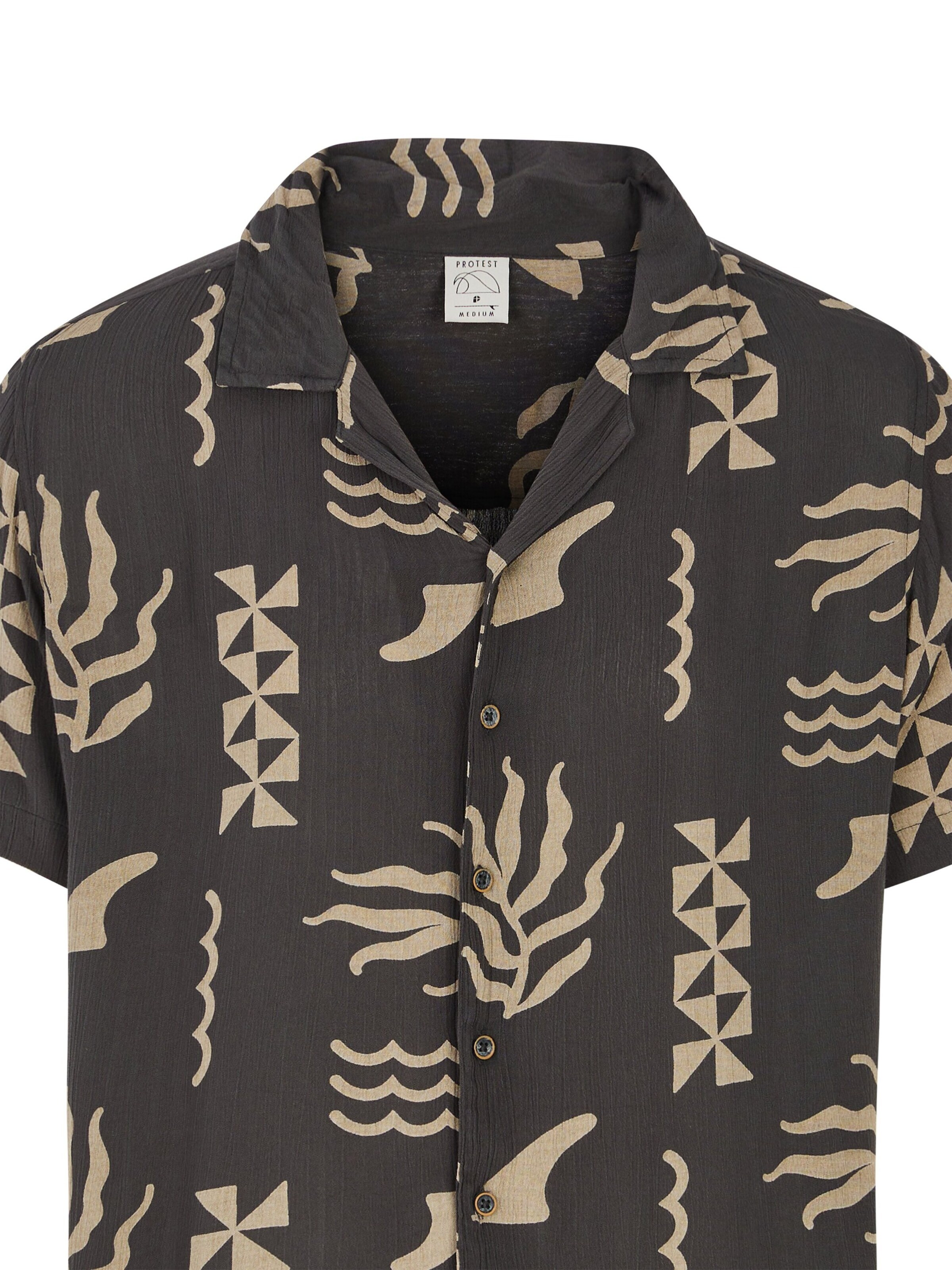 PROTEST Shirt 'PRTBucco'‌‌‌‌ in Beige