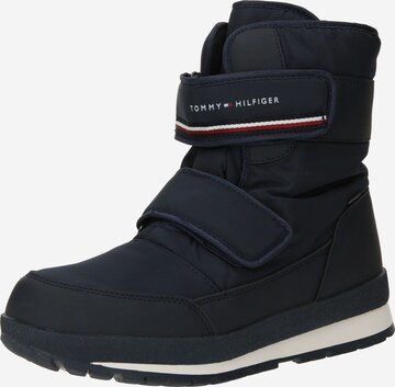 TOMMY HILFIGER - Botas de nieve en azul: frente