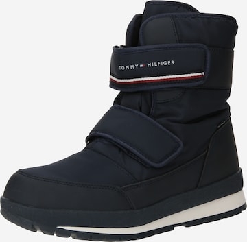 TOMMY HILFIGER Snow Boots in Blue: front
