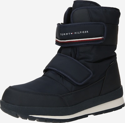 TOMMY HILFIGER Snowboots in navy / rot / weiß, Produktansicht