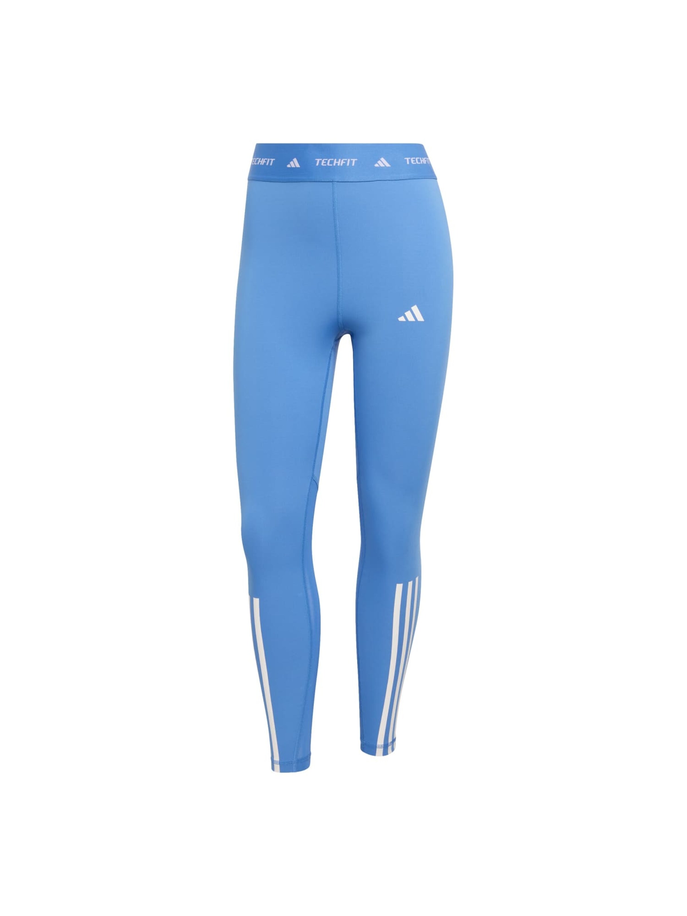 ADIDAS PERFORMANCE Sporta bikses, krāsa - jūraszils / balts, Preces skats