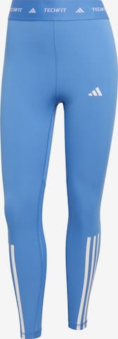ADIDAS PERFORMANCE - Skinny Pantalón deportivo en azul: frente