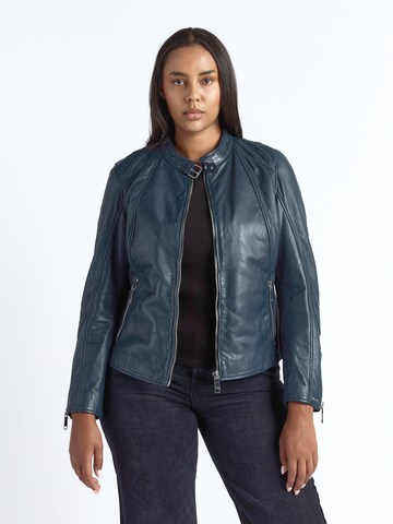 Maze Tussenjas in Blauw: voorkant