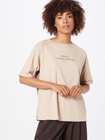 T-shirt 'PARIS' River Island en beige