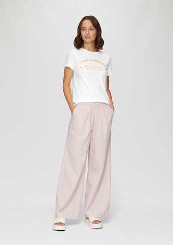 T-shirt QS en blanc