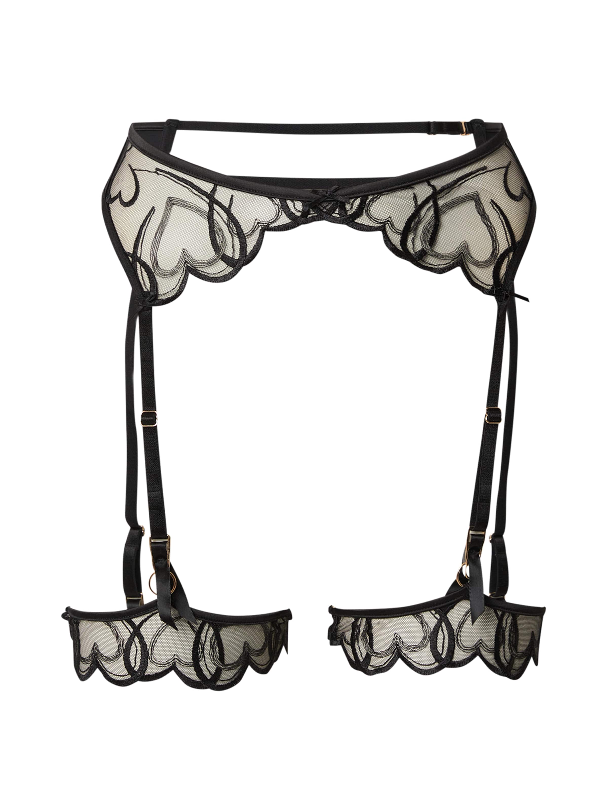 Porte-jarretelles 'Olivia' Hunkemöller en noir : devant