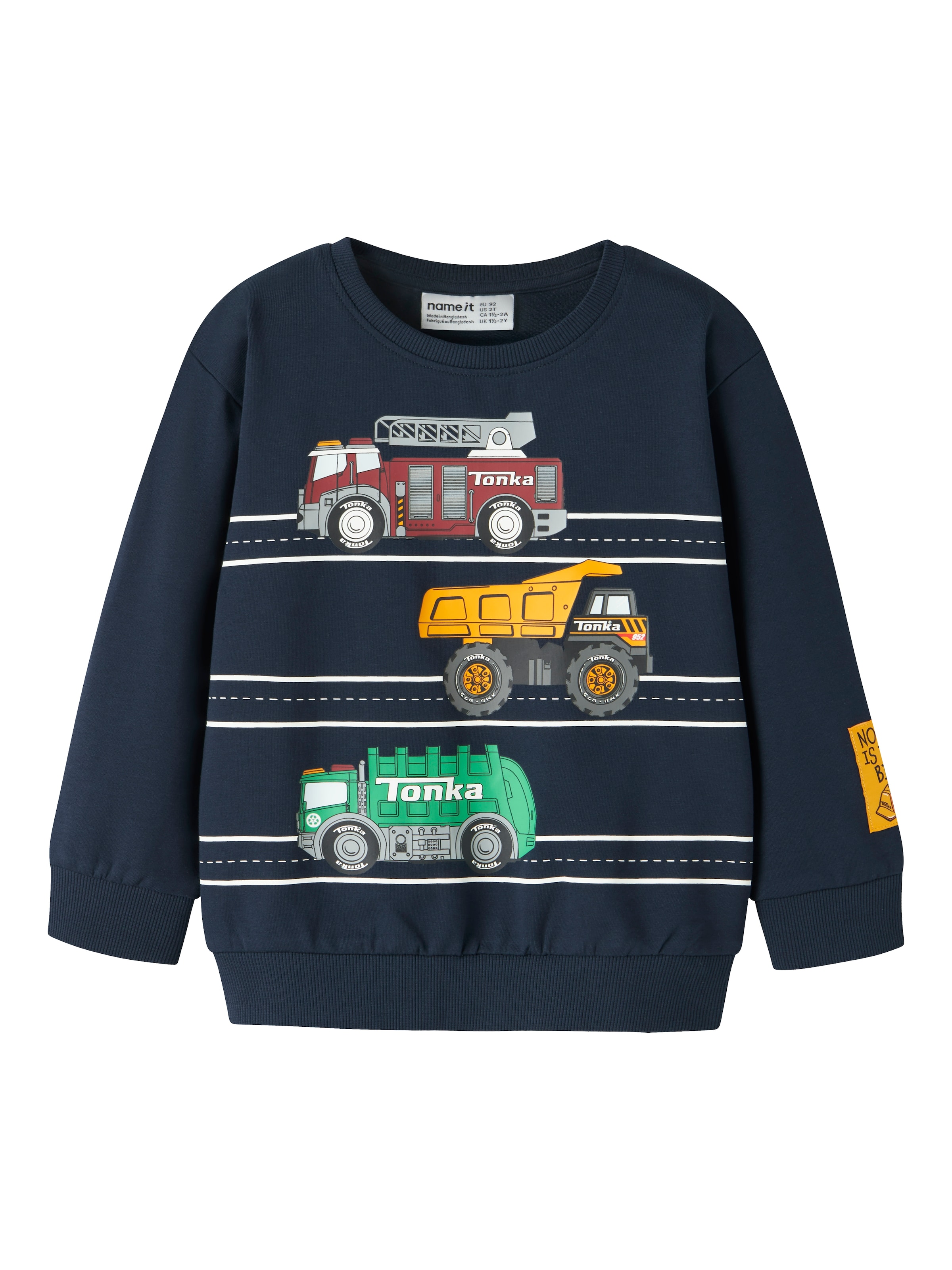 NAME IT Sweatshirt 'NMMJORGE TONKA' i blå: framsida