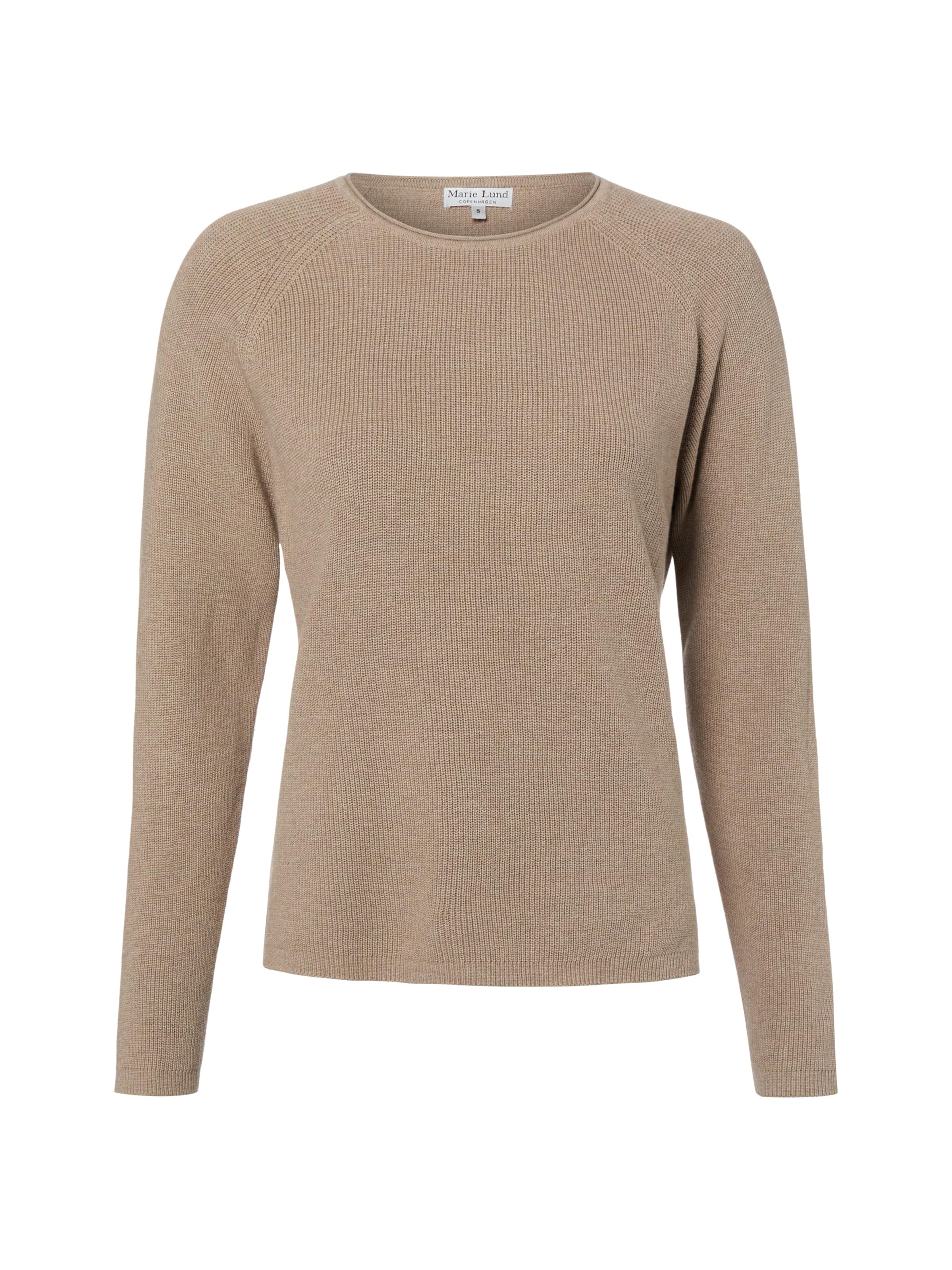 Marie Lund Sweater in Beige: front