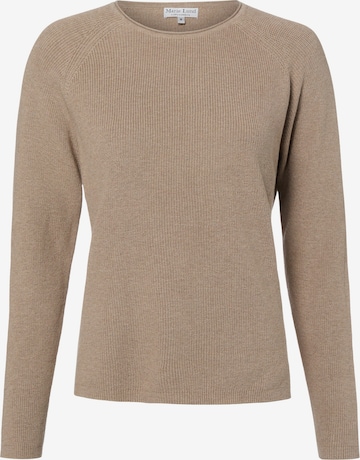 Pull-over Marie Lund en beige : devant