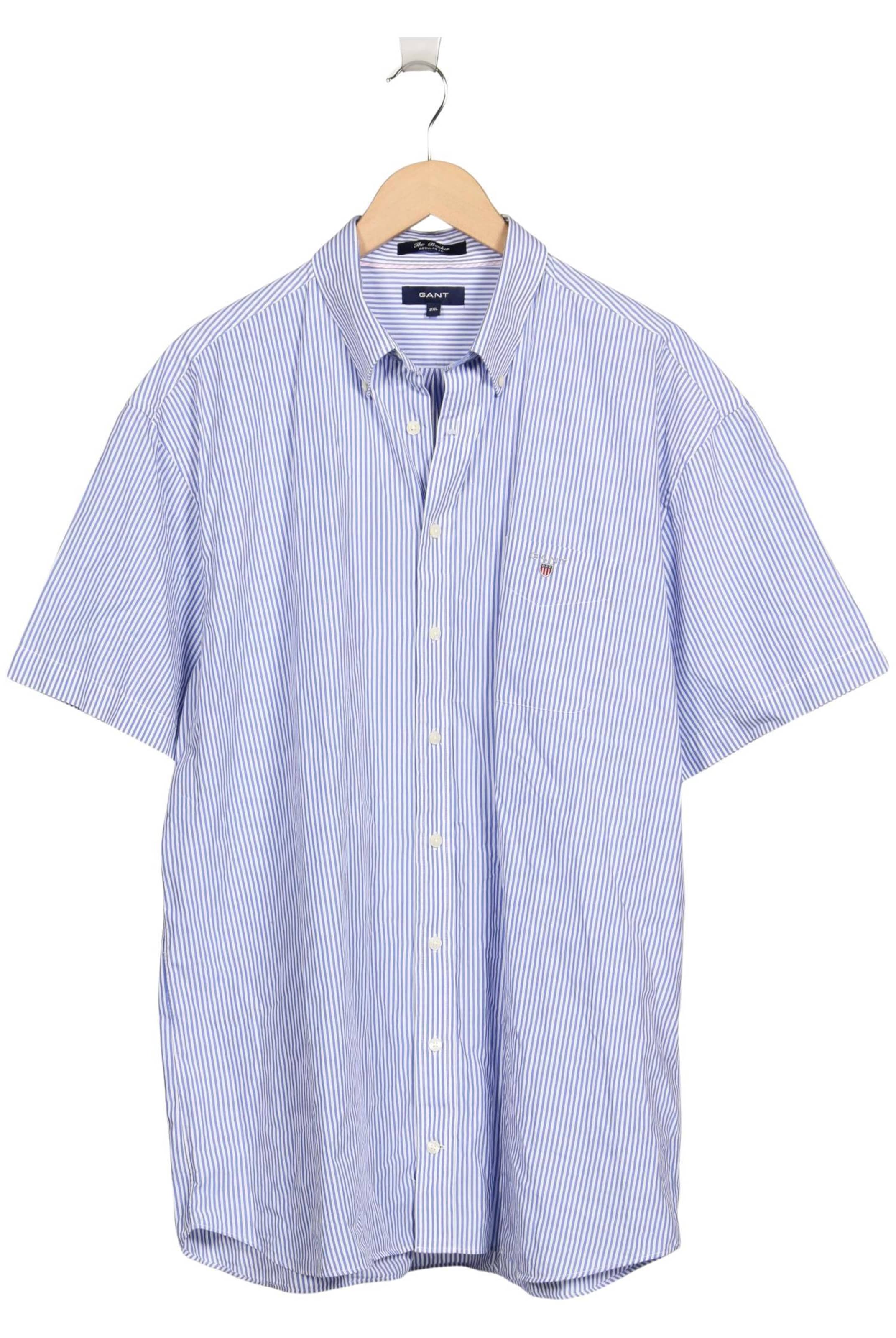 GANT Button Up Shirt in XXL in Blue: front