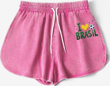 GORHEY Pants in Pink: front