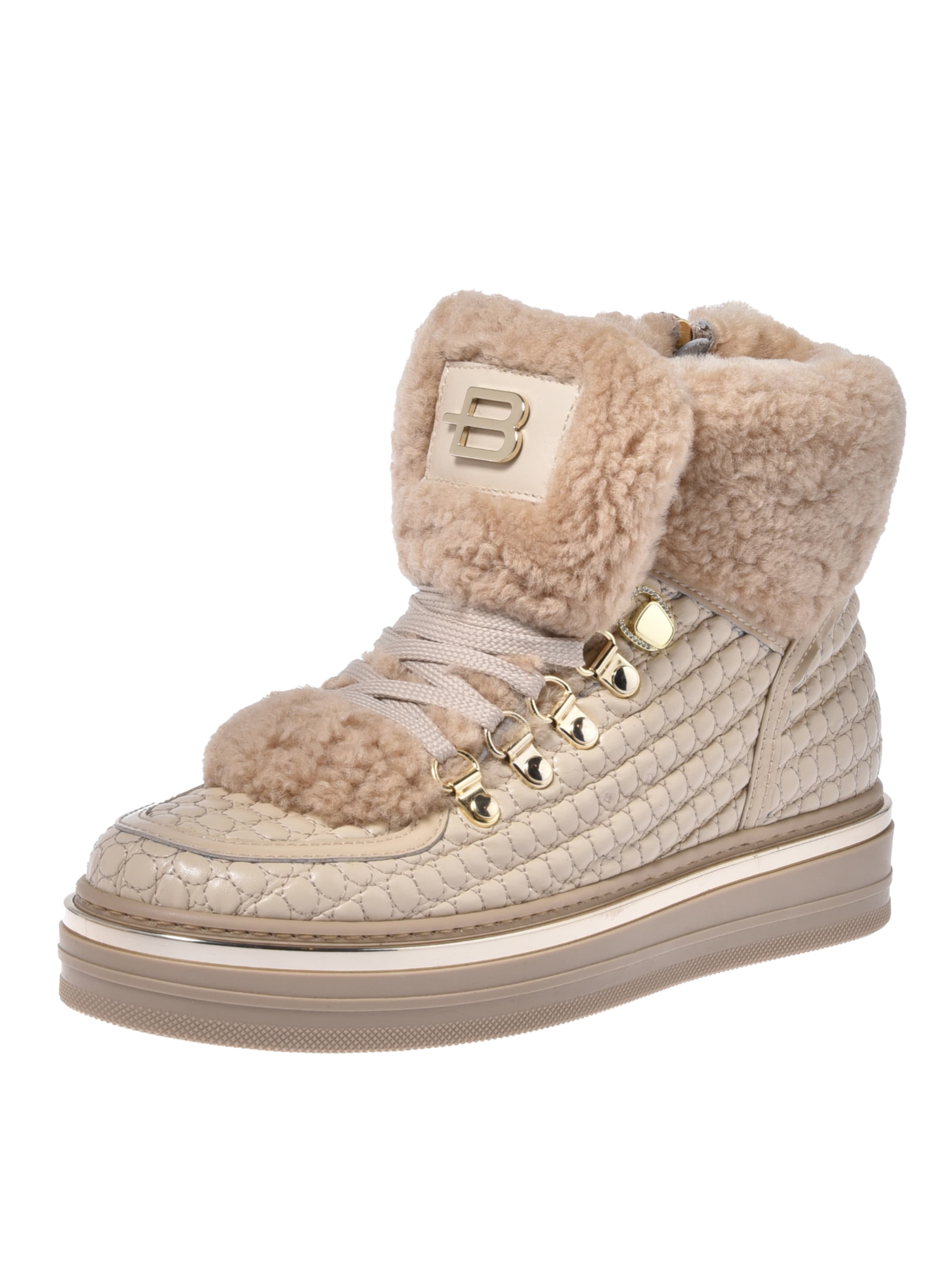 BALDININI High-top trainers in Beige: front
