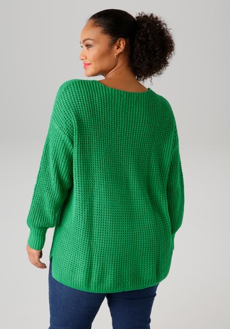 Aniston Pullover in Grün