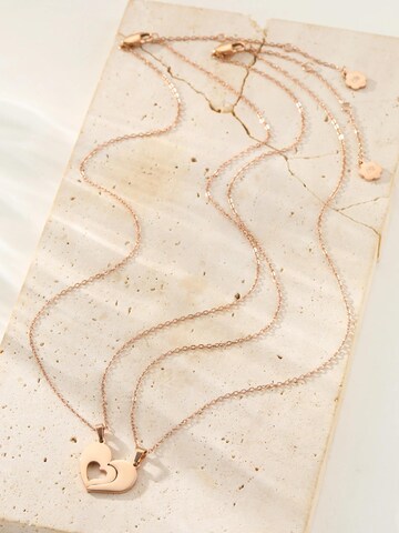 Hey Happiness Ketting 'Connected Family Heart' in Goud