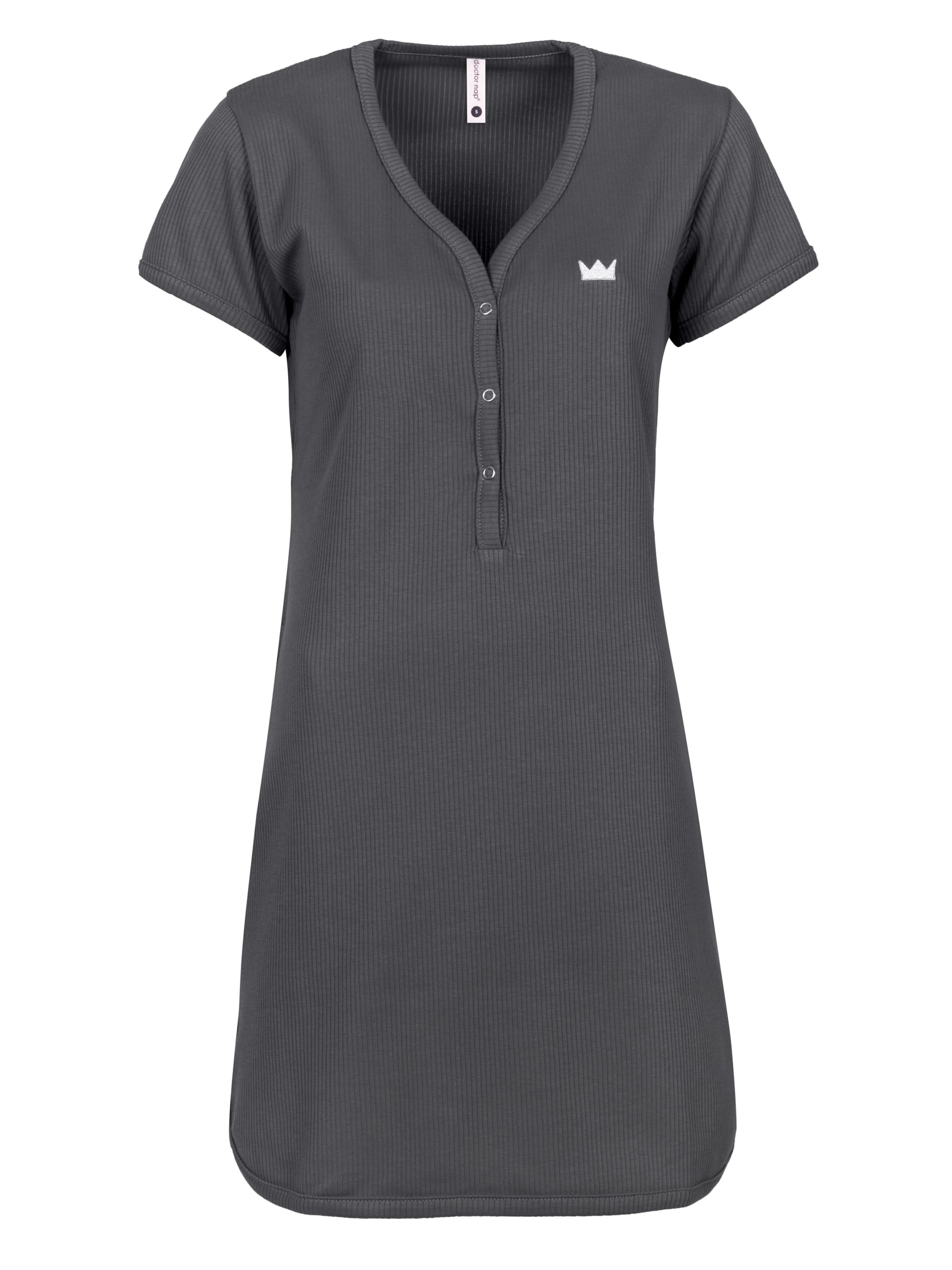 Doctor nap Nightgown 'Doctor Nap' in Grey: front