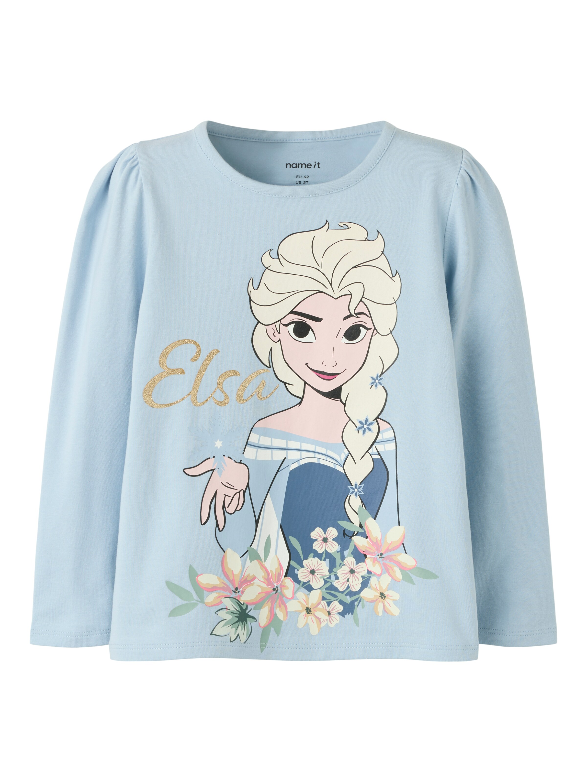 NAME IT Shirt 'NMFJALA FROZEN' in 92 in Light blue / Rose / Black / White, Item view