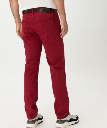 BRAX Regular Pants 'Cadiz' in Red