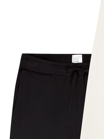 SCHIESSER Pyjama 'Mix & Relax' in Schwarz
