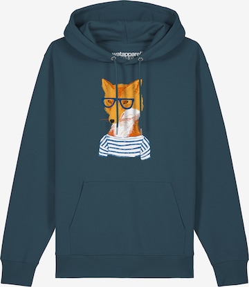 Sweat-shirt 'Fuchs' Watapparel en bleu : devant