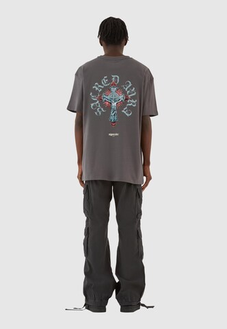 MJ Gonzales Тениска 'CROS x' в сиво
