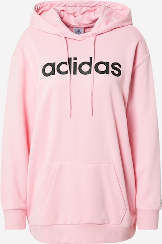 ADIDAS Sweatshirt in Roze: voorkant
