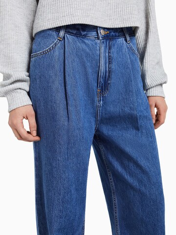 Bershka Wide leg Jeans i blå