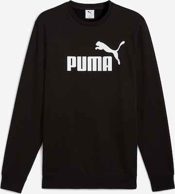 PUMA Αθλητική μπλούζα φούτερ 'ESS No. 1' σε μαύρο: μπροστά