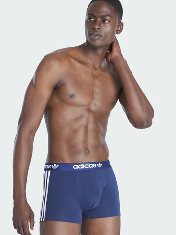 ADIDAS ORIGINALS Trunk ' Comfort Flex Cotton 3 Stripes ' in Blau: Vorderseite
