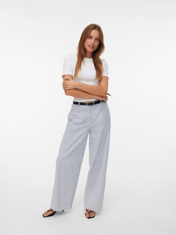 VERO MODA Wide leg Παντελόνι σε λευκό