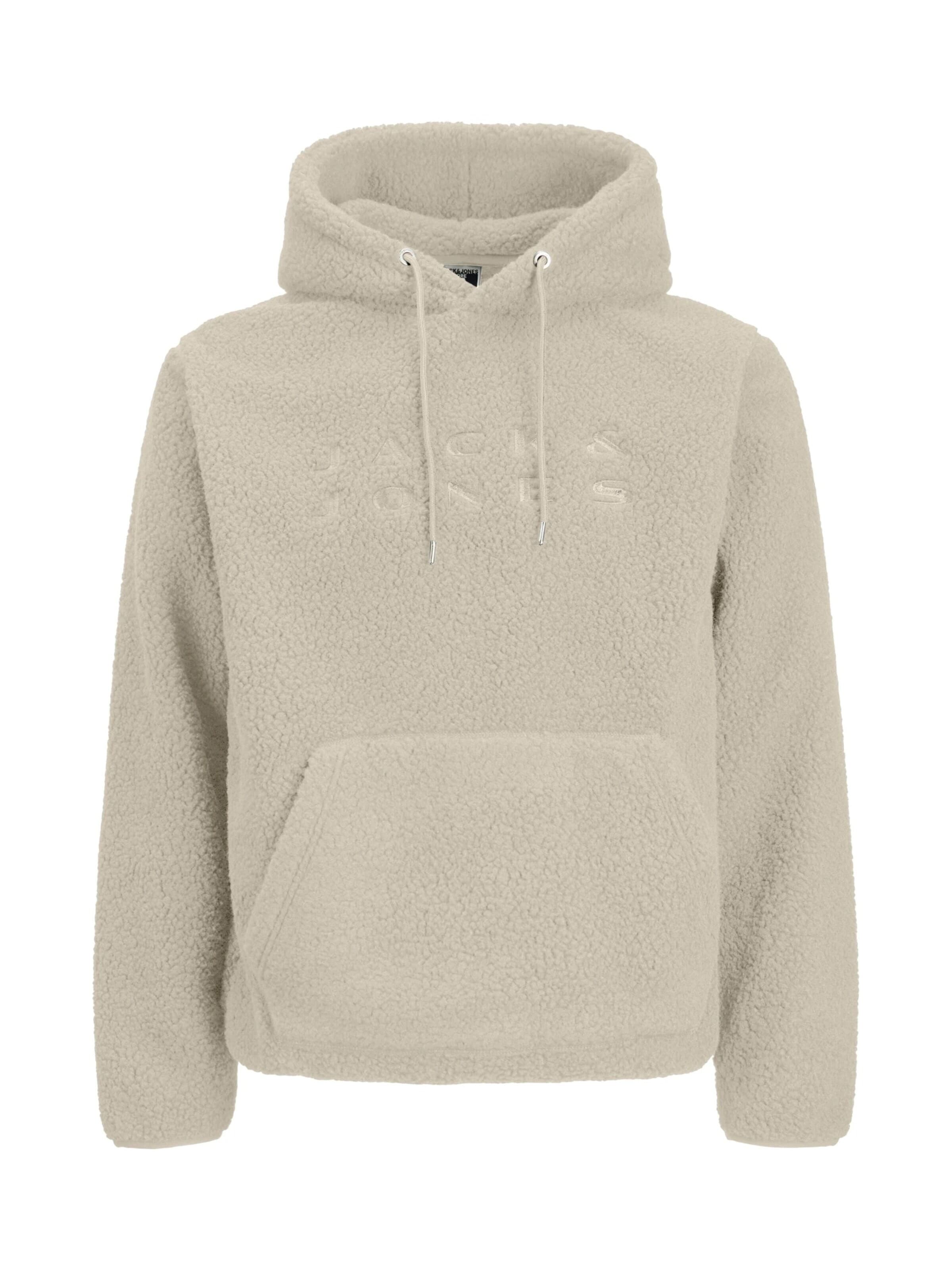 JACK & JONES Sweatshirt 'Maglieria Jack&Jones 12285678' i beige: forside