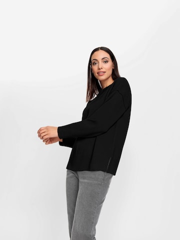 Pull-over heine en noir : devant