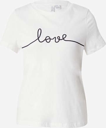 T-shirt 'KAMI' VERO MODA en blanc : devant