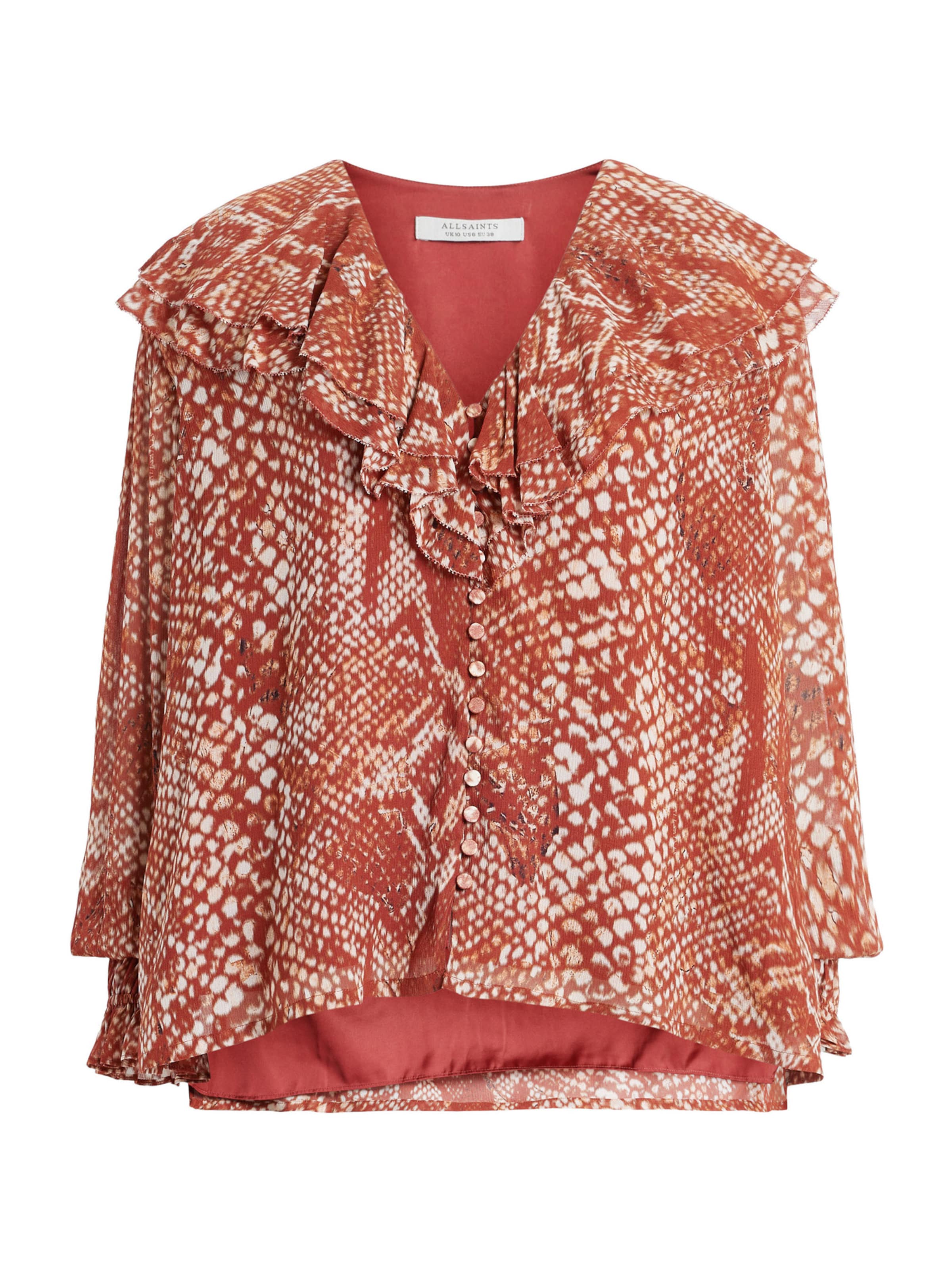 AllSaintsBluza &#x27;PHOEBE WAIMEA&#x27; - crvena boja: prednji dio