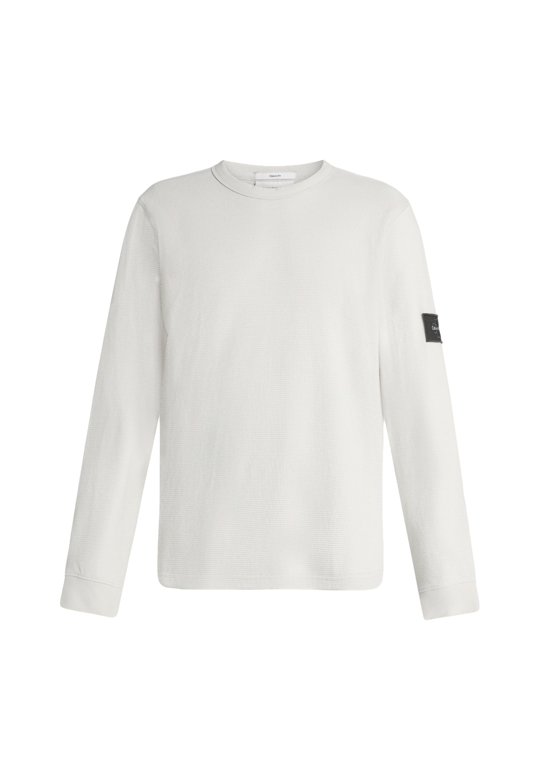 Calvin Klein Jeans Тениска в бяло: отпред