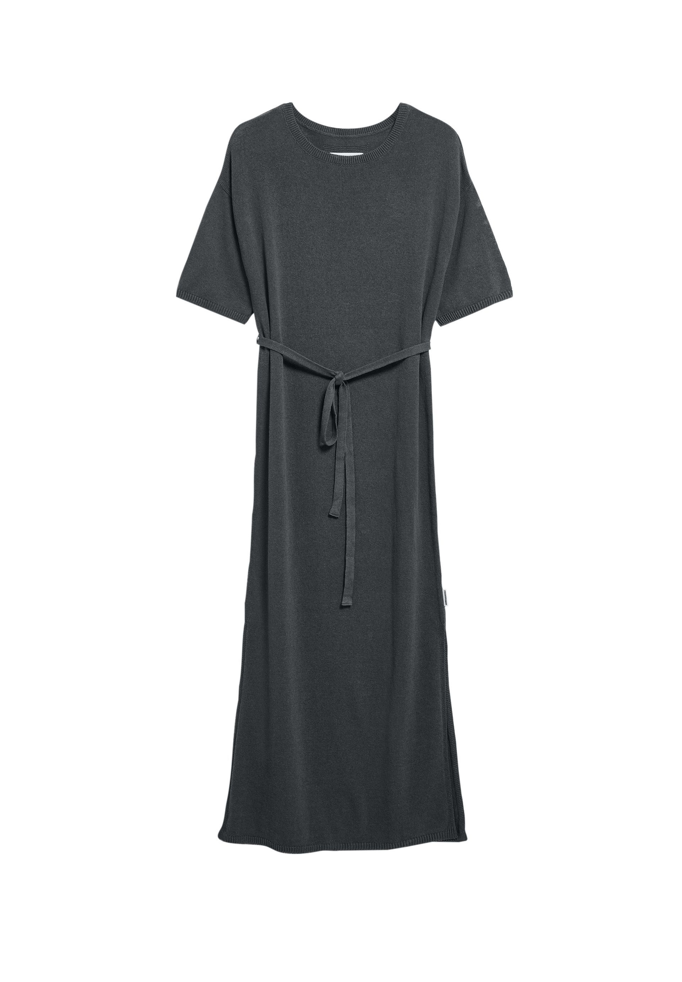 ARMEDANGELS Gebreide jurk in Grijs: voorkant