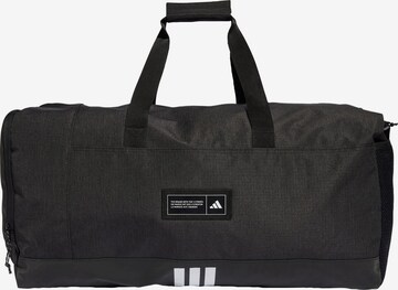 ADIDAS PERFORMANCE Sports Bag '4ATHLTS' in Black: front