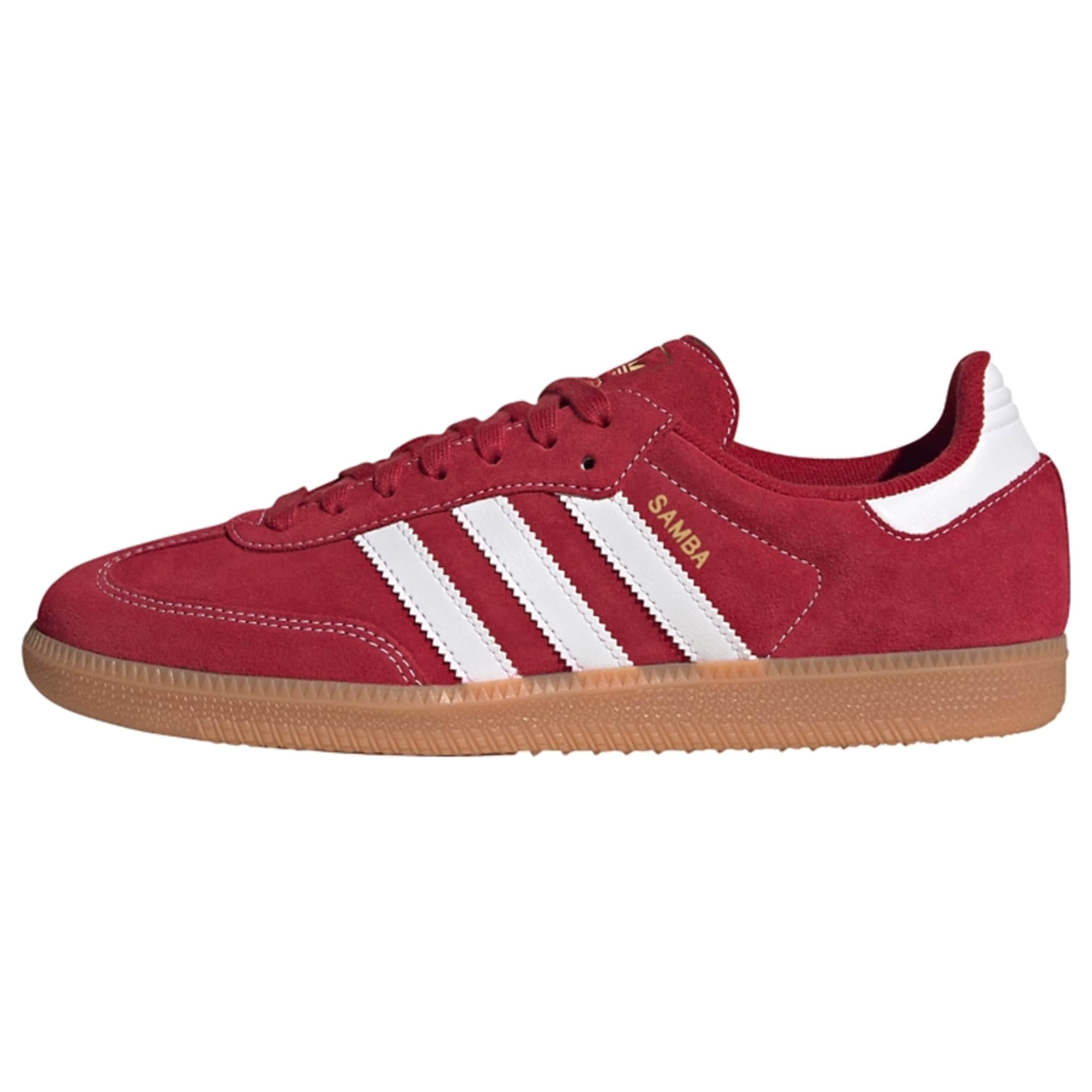 Baskets basses 'Samba' ADIDAS ORIGINALS en rouge : devant