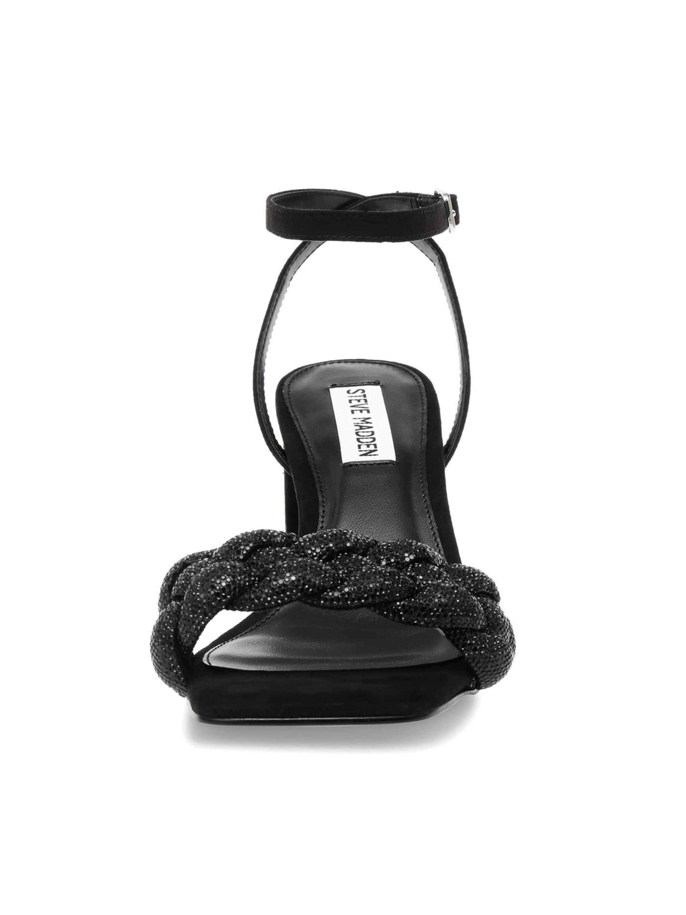 Sandalo 'W' Lidia Black / Crystal Sandals' di STEVE MADDEN in nero