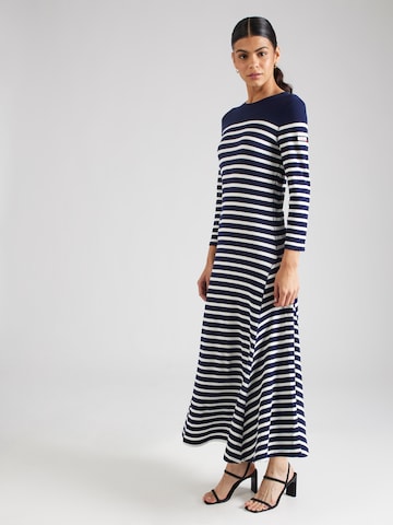 Polo Ralph Lauren Gebreide jurk in Blauw: voorkant