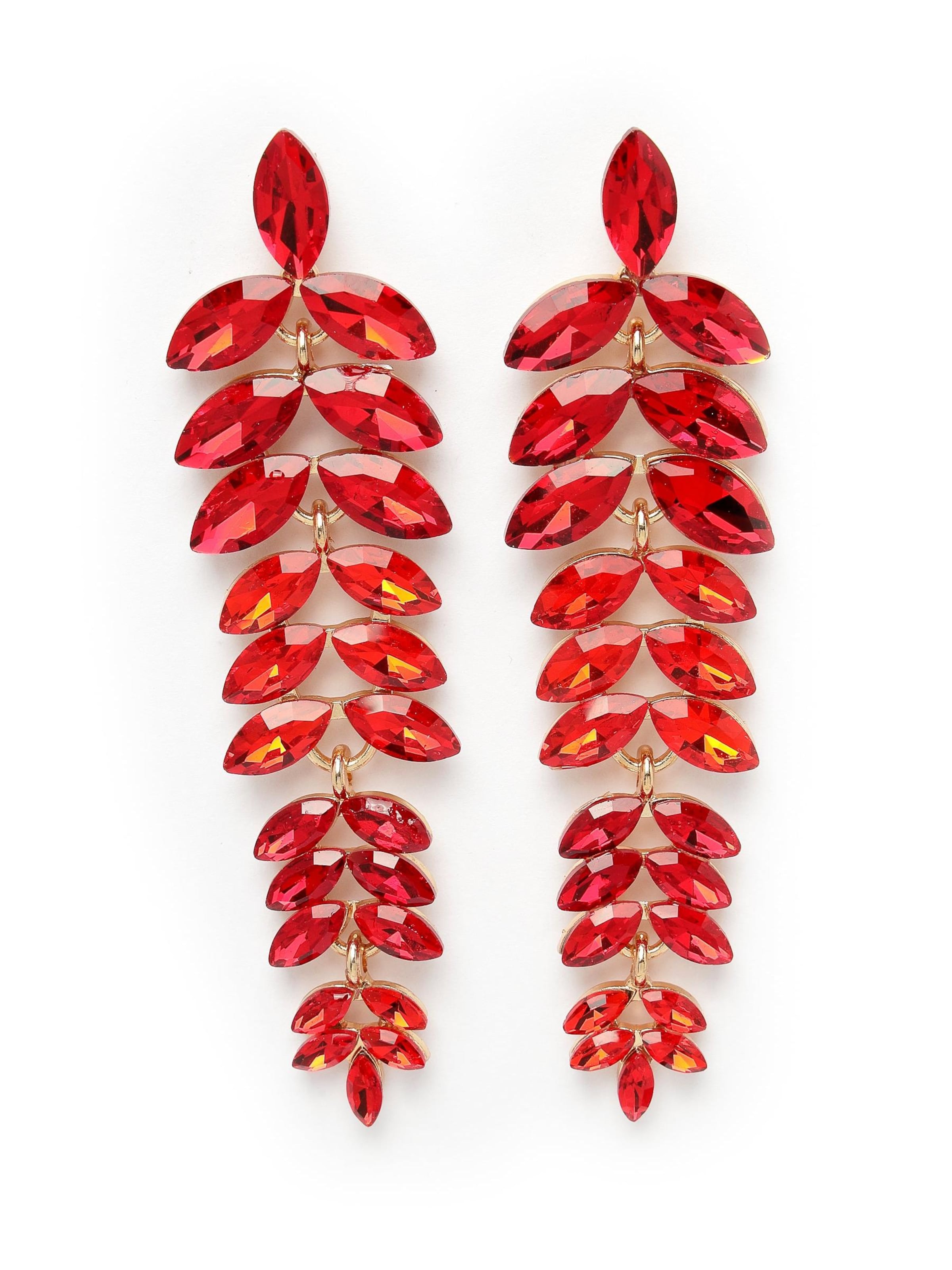 AVANT-GARDE PARIS Earrings 'Nicoleta' in Red: front