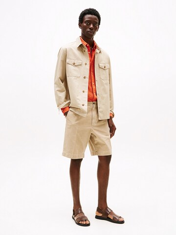 TOMMY HILFIGER Regular Bandplooibroek in Beige