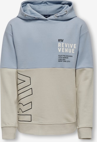 KIDS ONLY BOY Sweatshirt 'Morten' in Blauw: voorkant