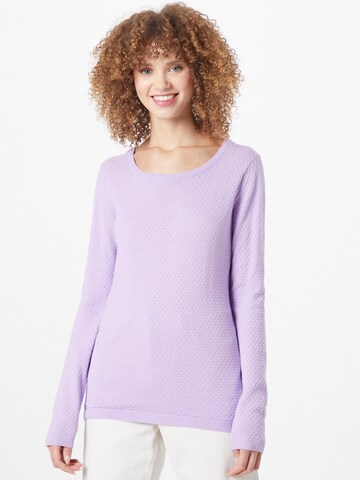 VERO MODA Sweater 'Care' in Purple: front