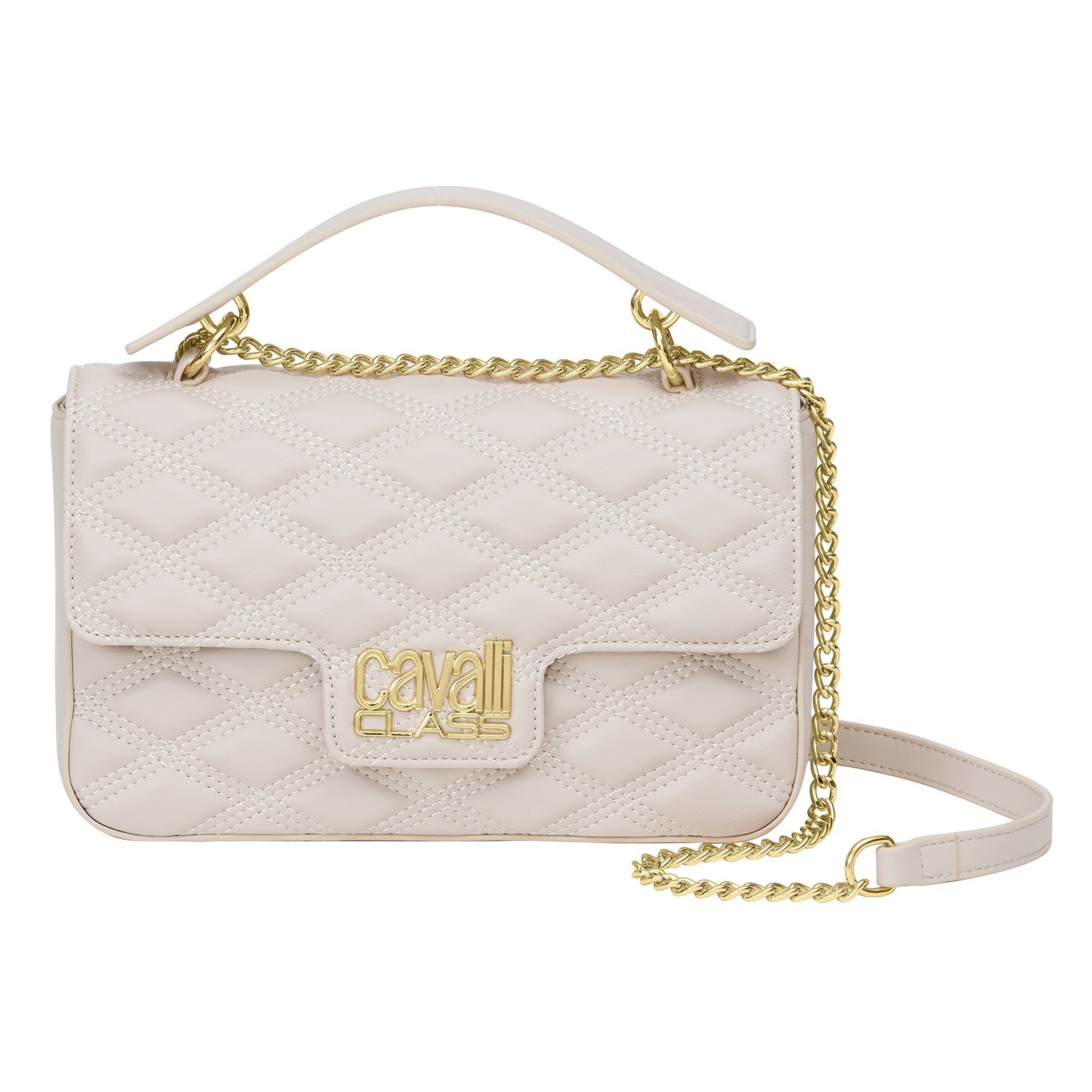 Borsa a mano 'Amanda' di Cavalli Class in beige: frontale