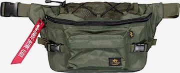 ALPHA INDUSTRIES - Bolsa de cintura 'Combat' em verde: frente
