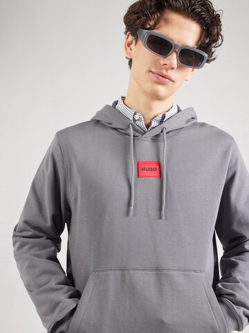 HUGO Sweatshirt 'Daratschi214' in Grey