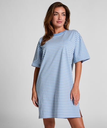 Chemise de nuit Hunkemöller en bleu : devant