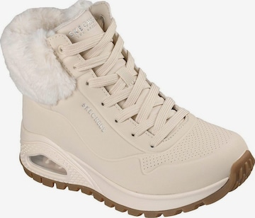 Baskets hautes 'Skechers Uno Rugged Fall Air' SKECHERS en blanc : devant