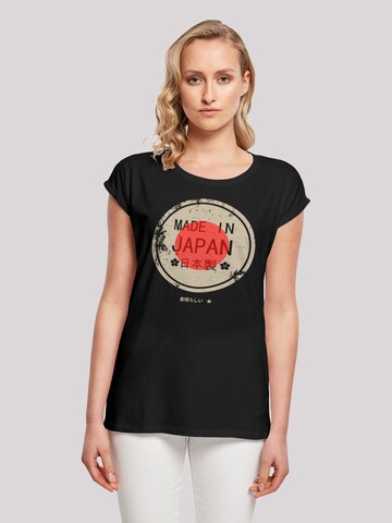 F4NT4STIC Shirt 'Made in Japan' in Zwart: voorkant